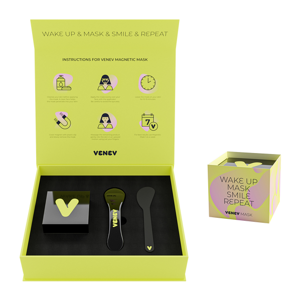 VENEV Magnetická maska pro zářivou pleť – set + náhradní náplň